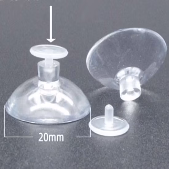 Ventouses sous vide en caoutchouc avec vis